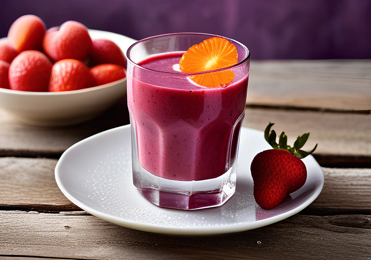 Strawberry-Plum Smoothie