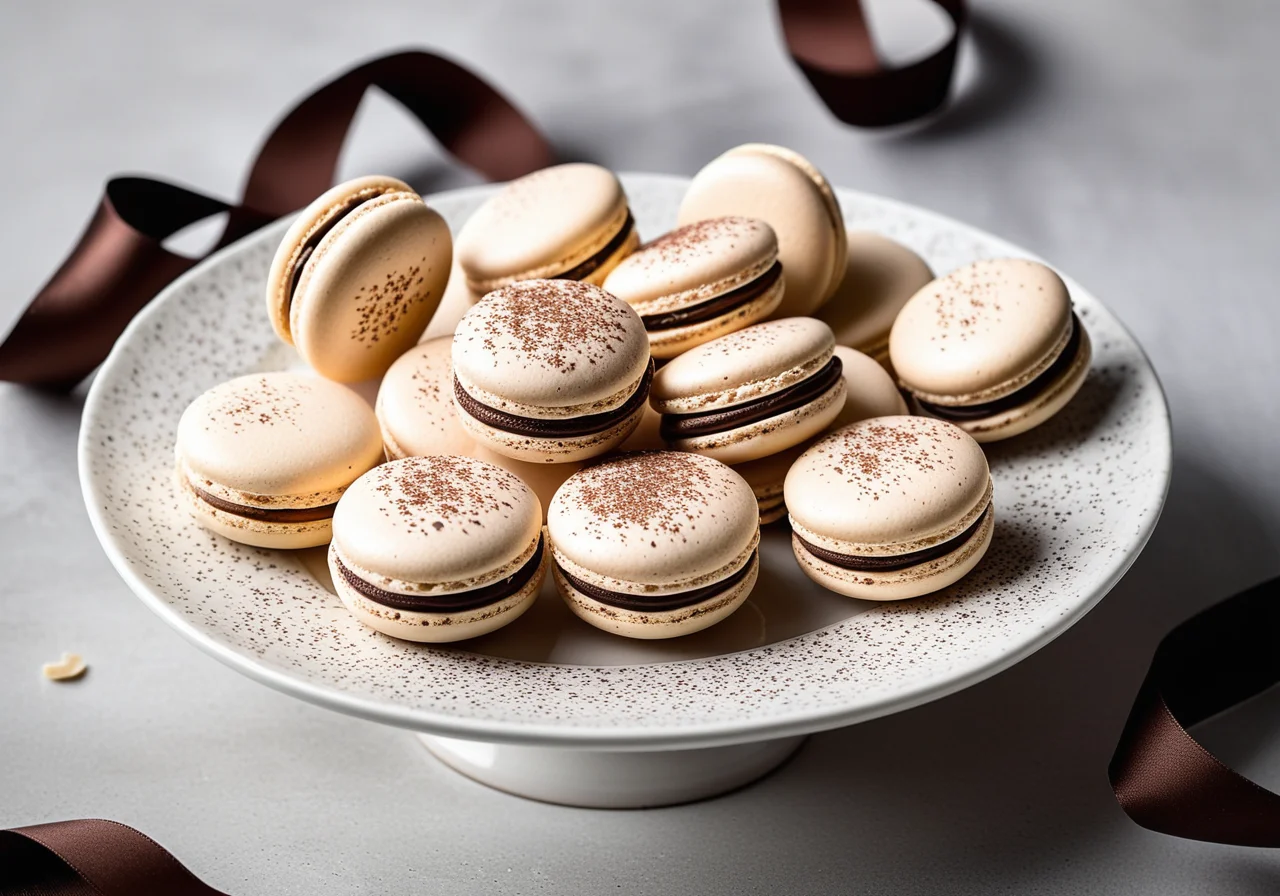 Macarons with Chocolate Cream