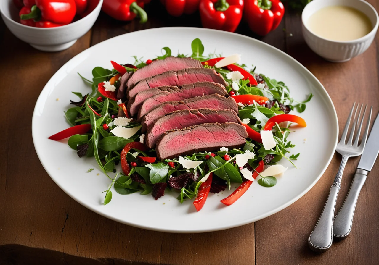Beef Fillet with Salad
