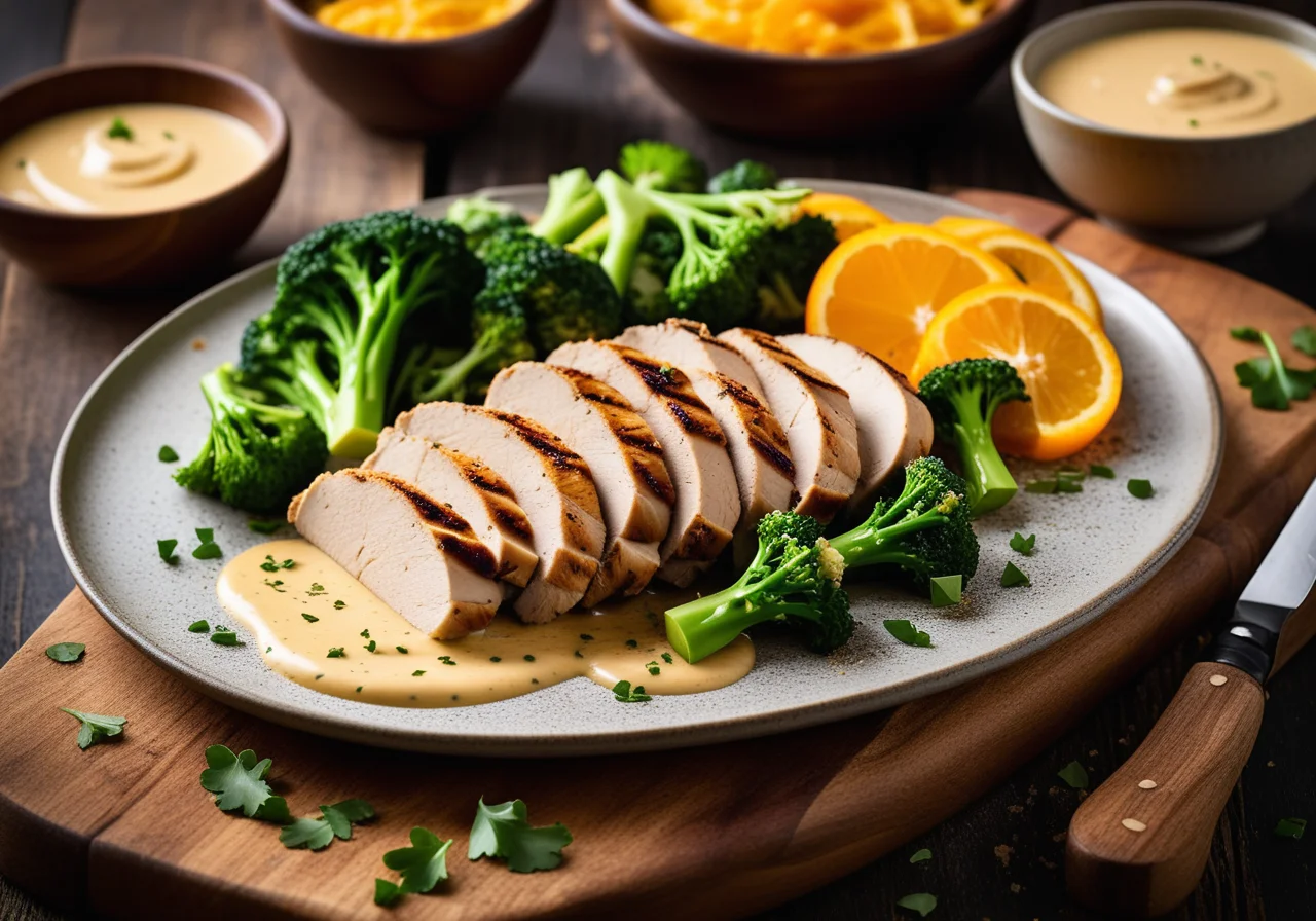 Chicken Breast with Mustard Sauce