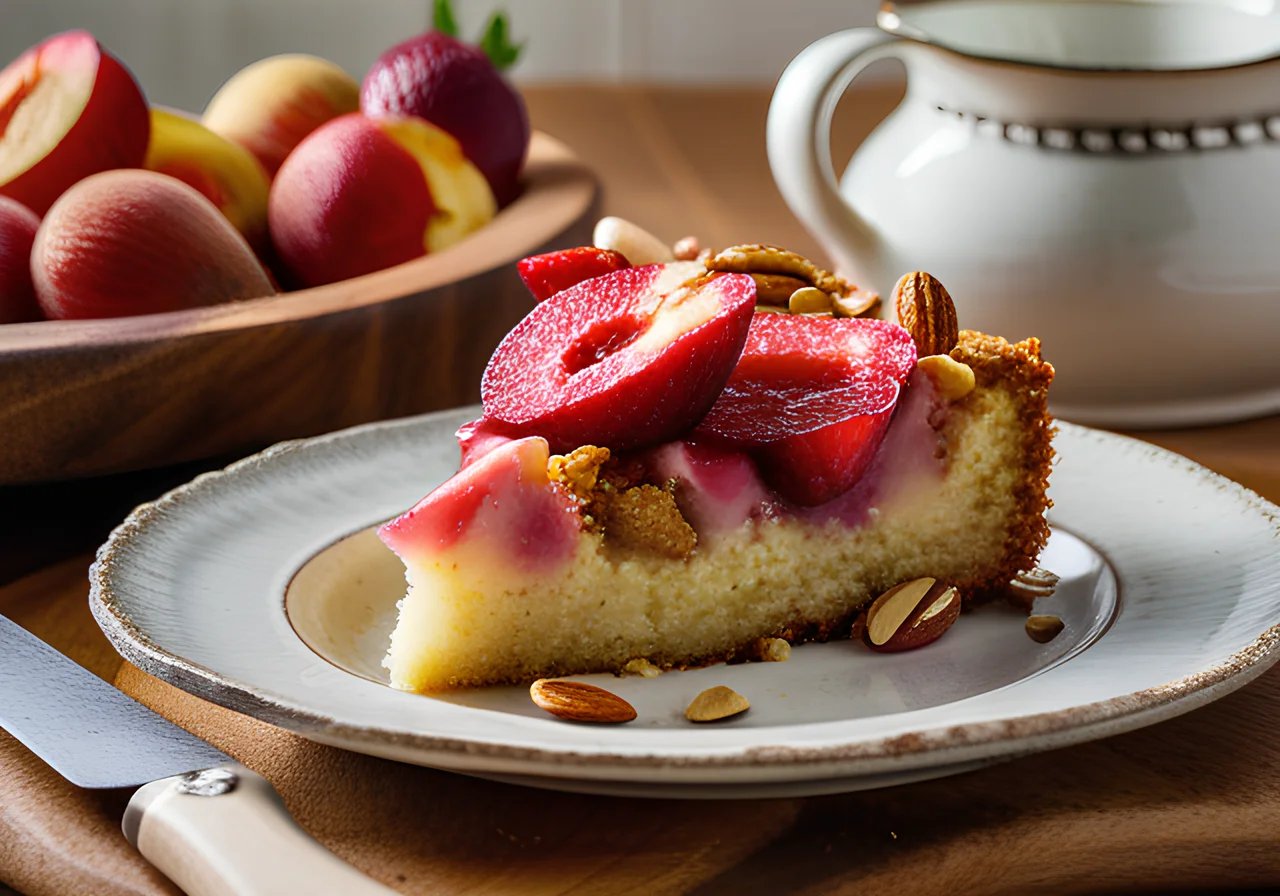 Rhubarb Cake Without Sugar