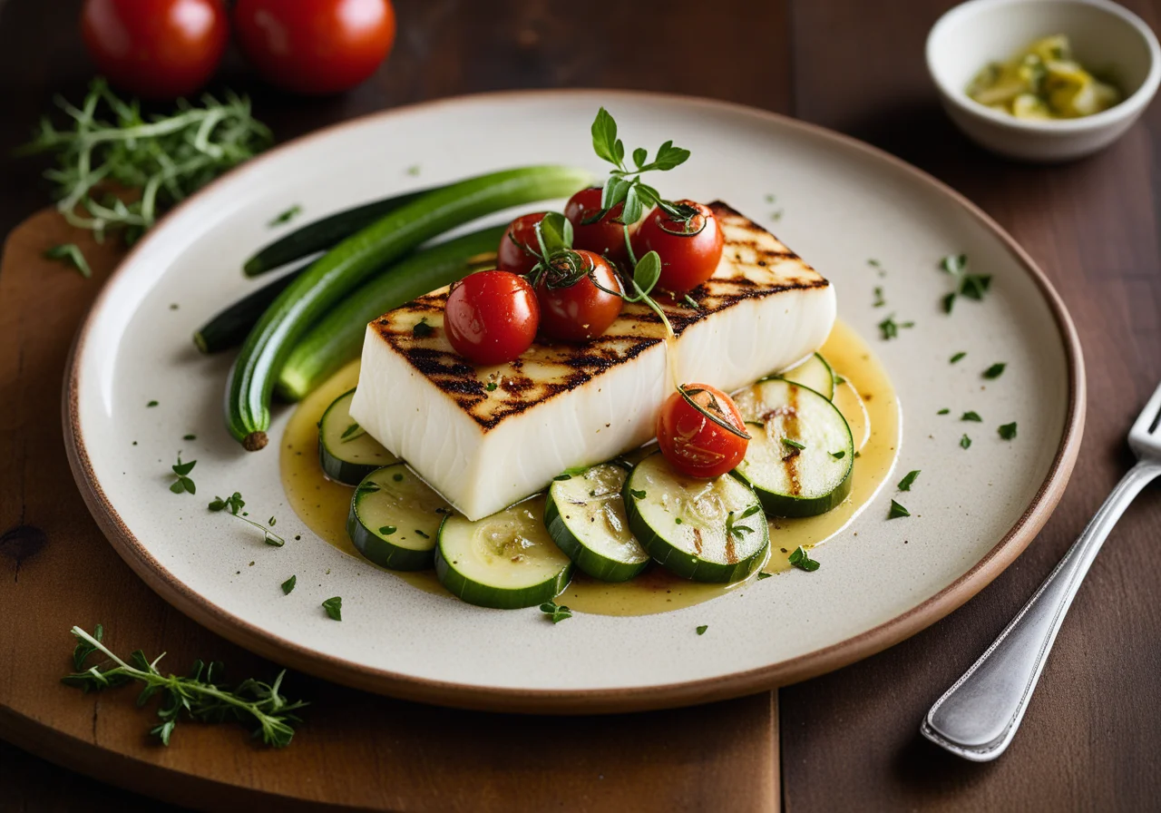 Halibut with Vegetables
