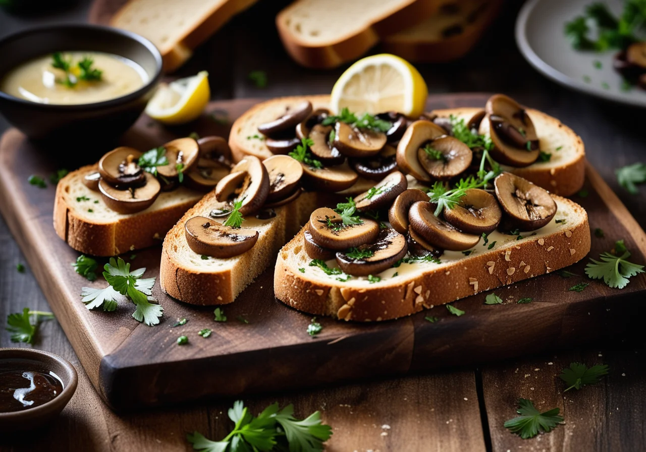 Mushroom Bread Salad