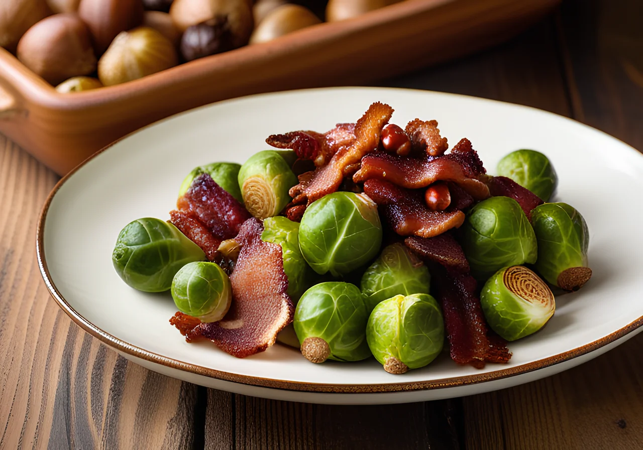 Brussels Sprouts with Bacon and Chestnuts