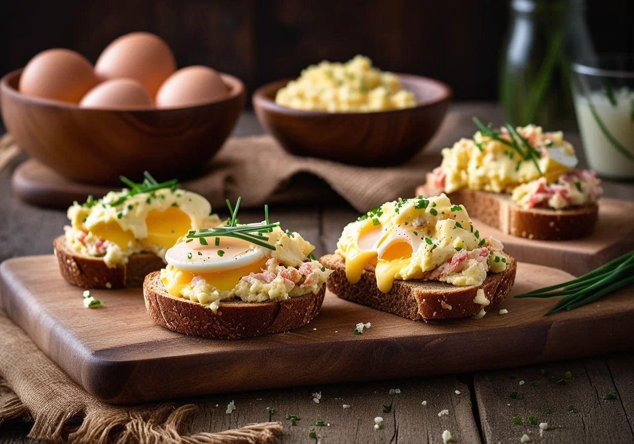 Scrambled Egg Crab Sandwich
