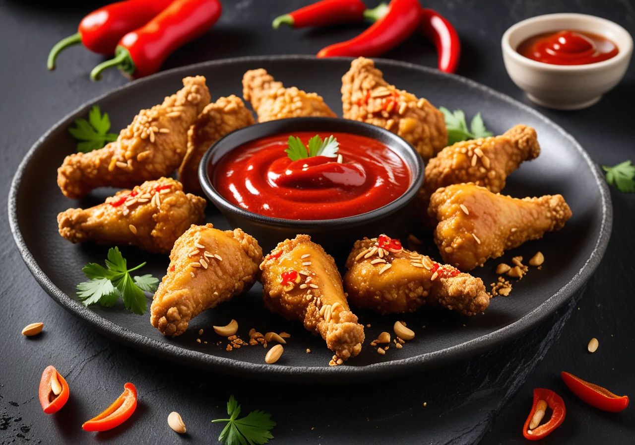 Peanut Chicken Wings