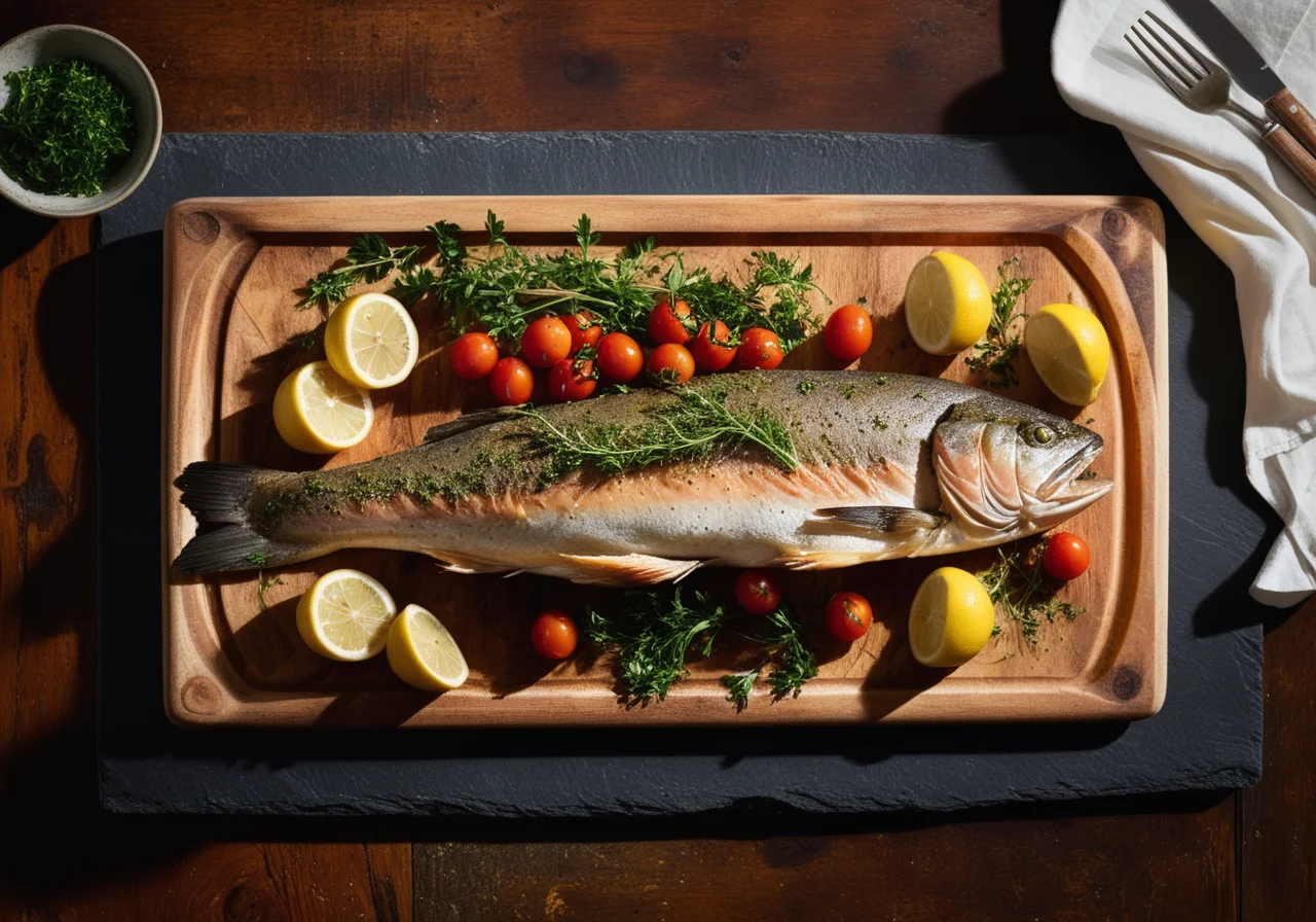 Lemon‑Stuffed Trout