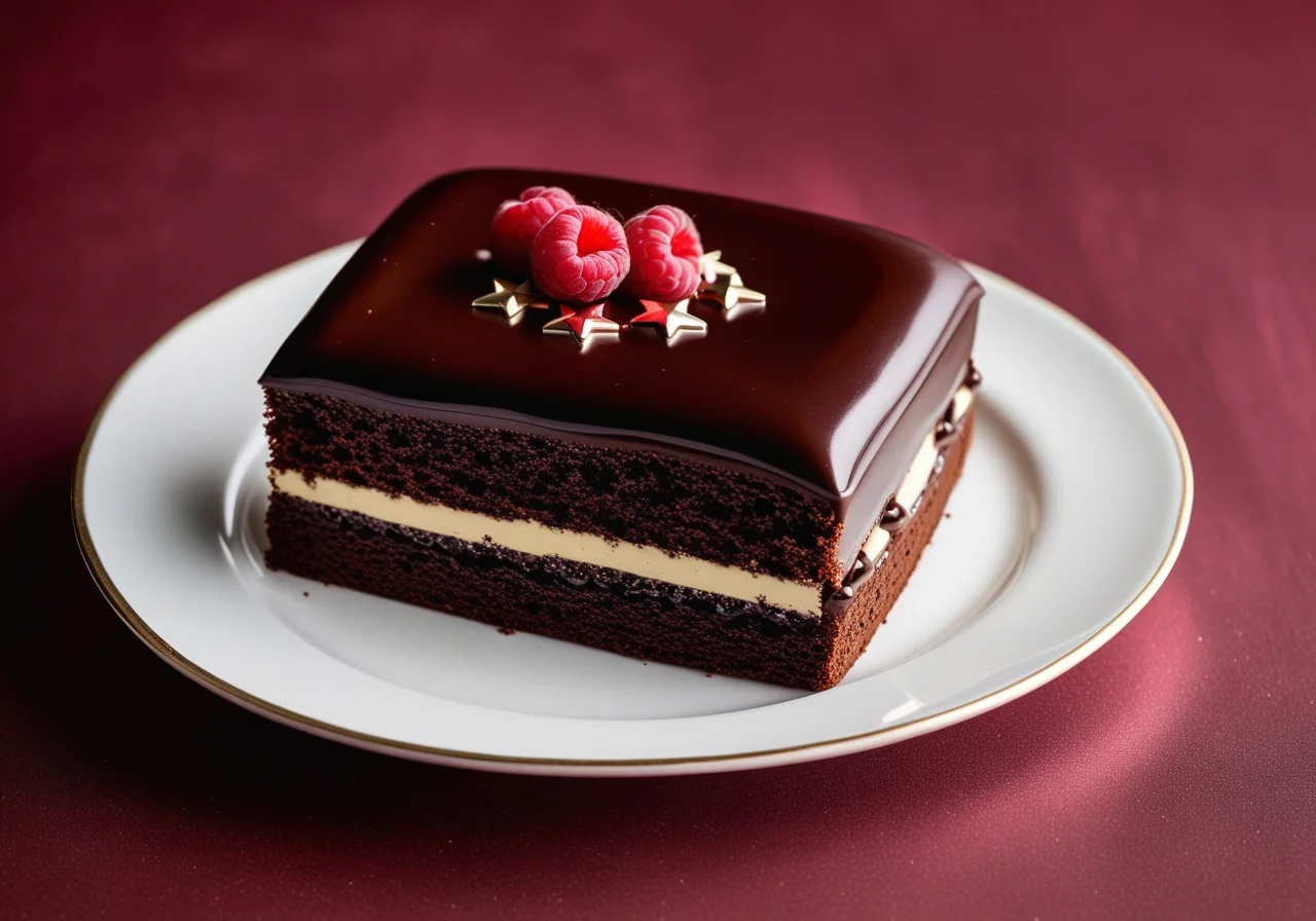 Juicy Chocolate Cake with Jam Filling