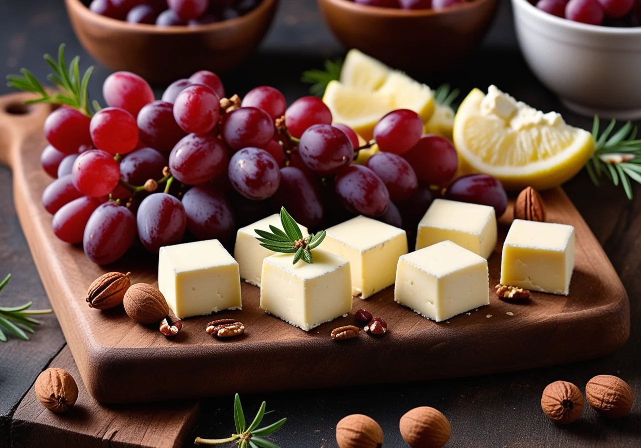 Cheese and Grape Bites
