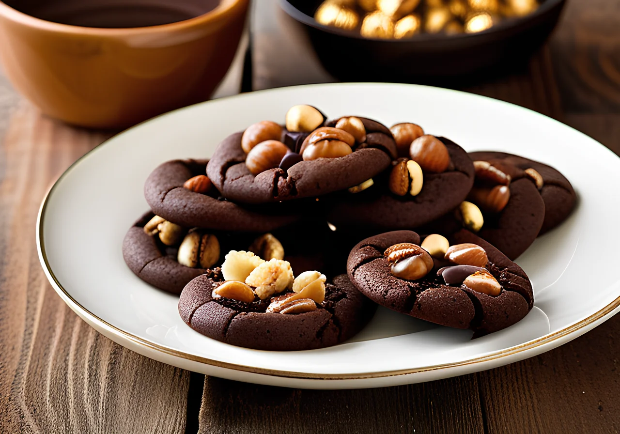 Hazelnut Chocolate Cookies
