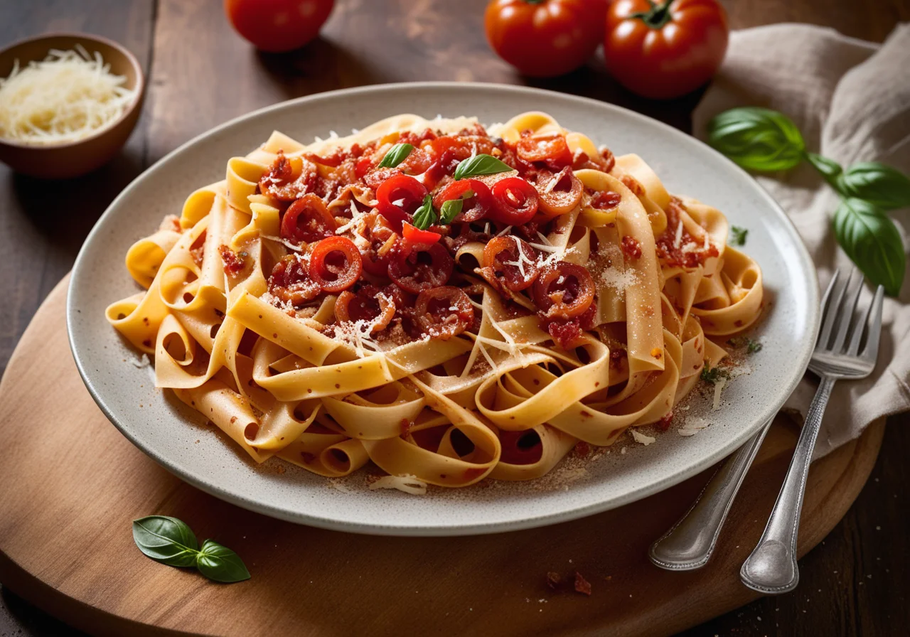 Spicy Tomato Pasta