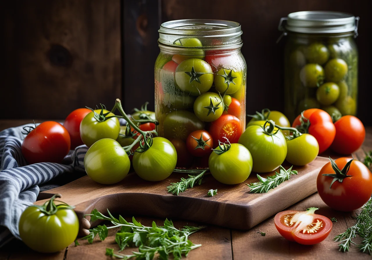 Pickled Green Tomatoes