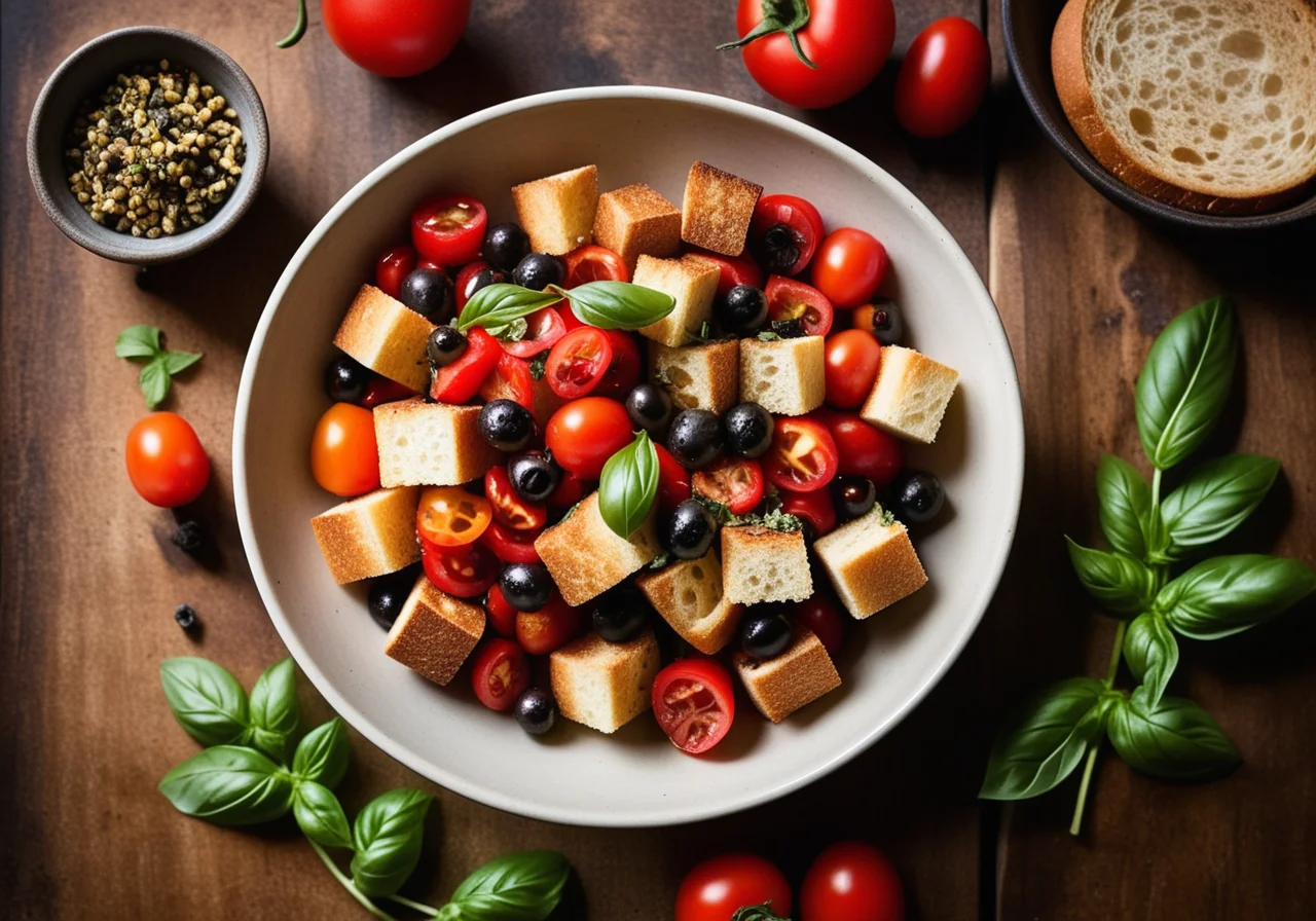 Bread Salad with Capers