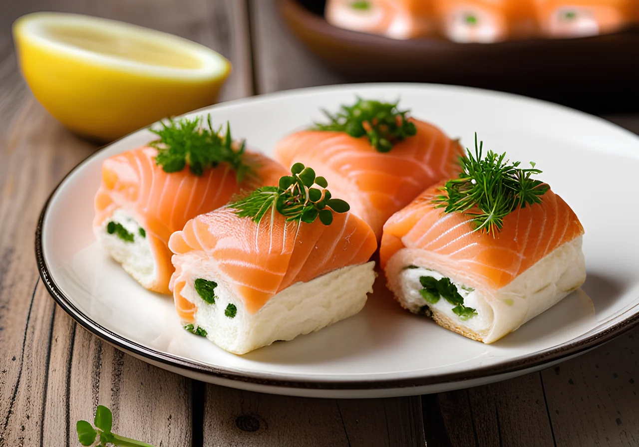 Salmon Cream Cheese Rolls