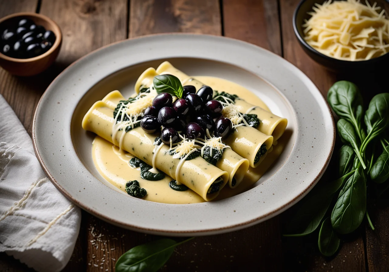 Spinach-Feta Cannelloni