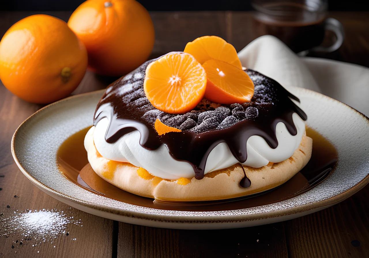 Mandarin Pavlova