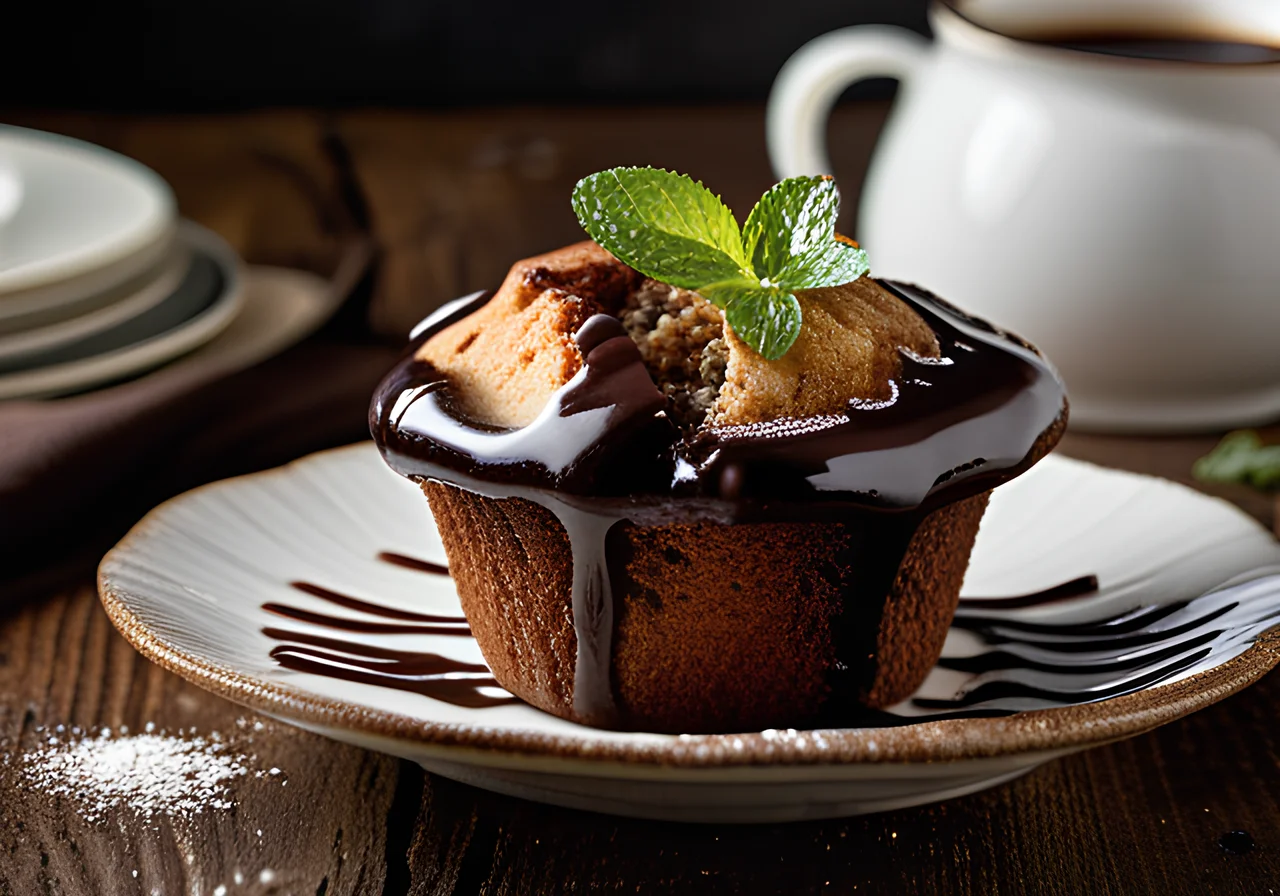 Liquid Chocolate Muffins