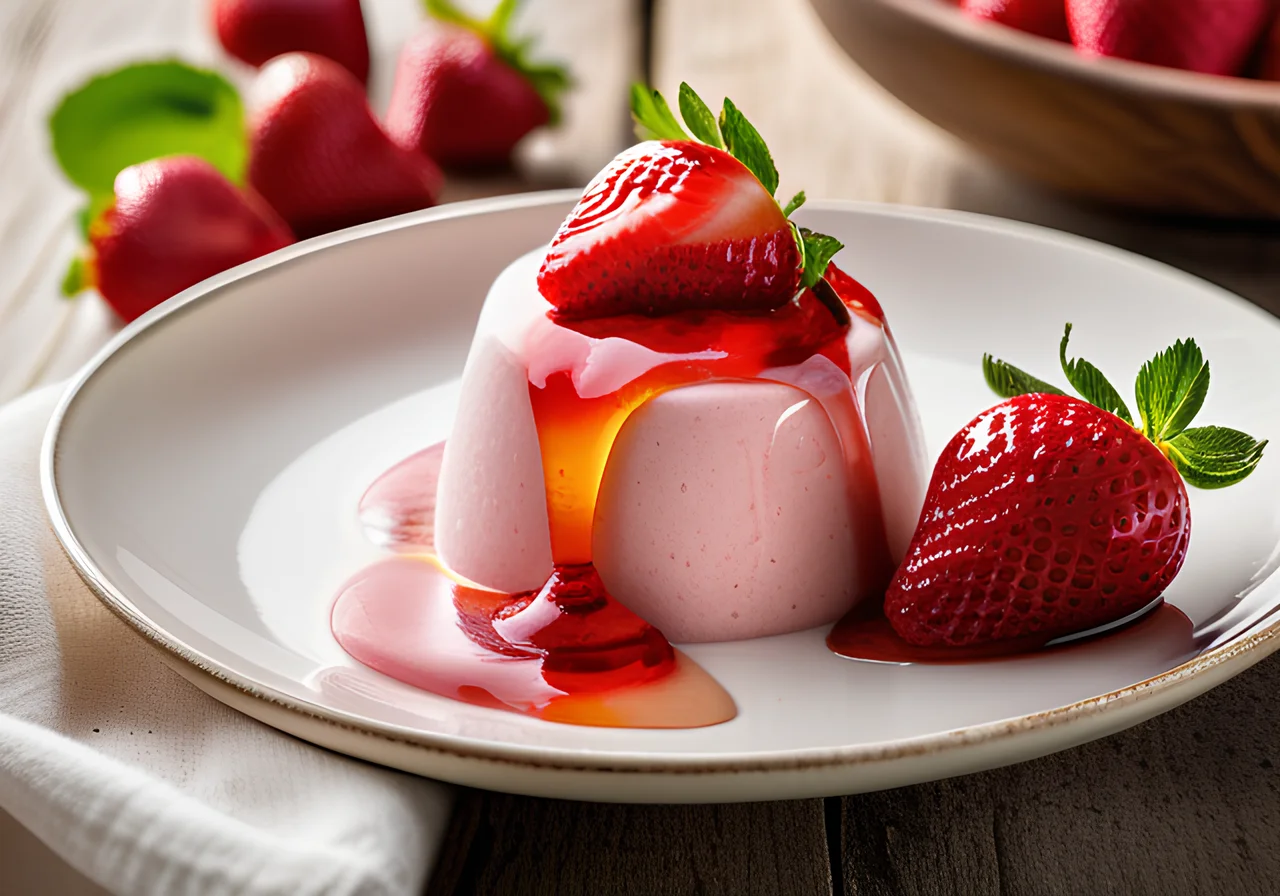 Strawberry Yogurt Ice