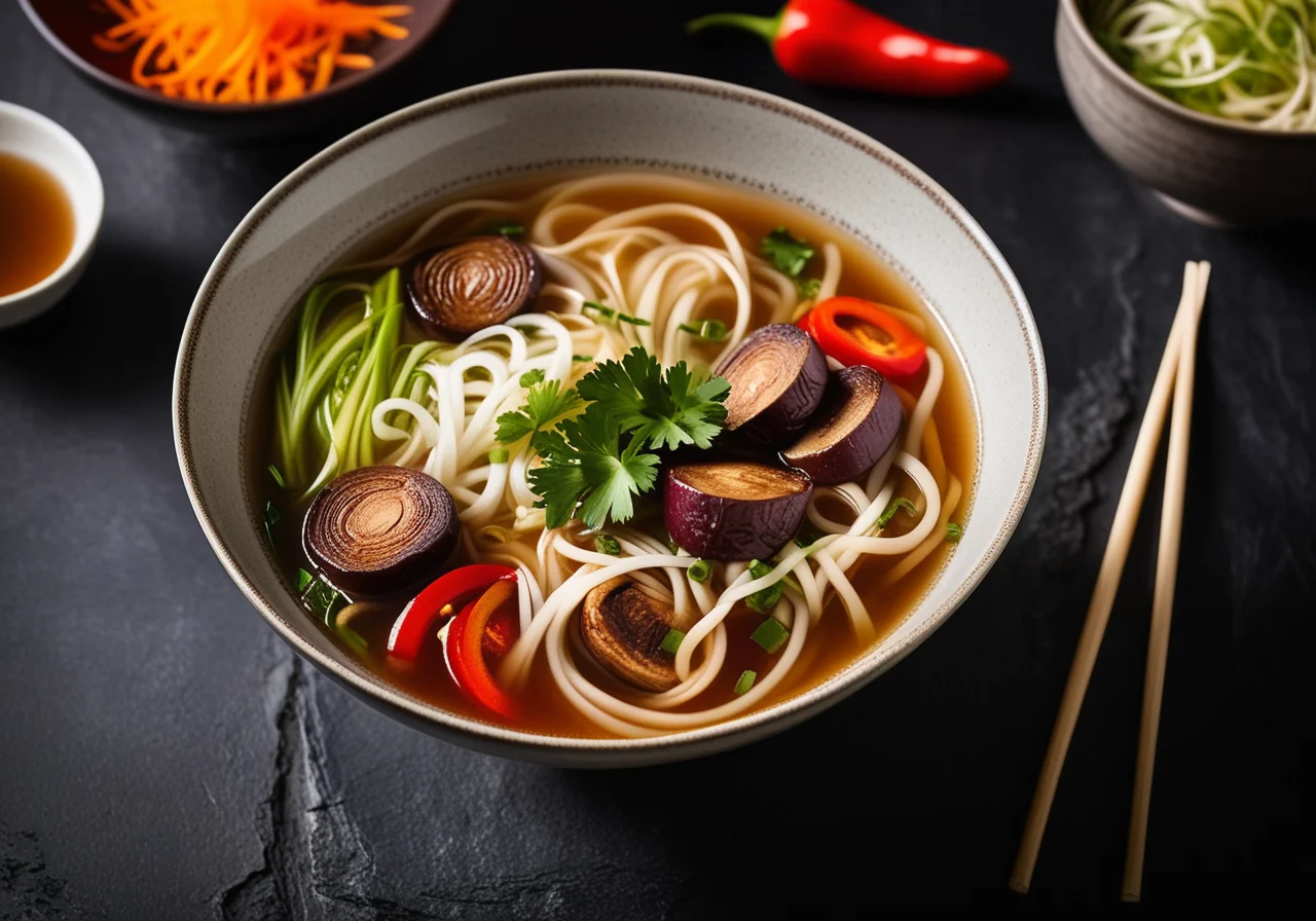 Asian Vegetable Noodle Soup