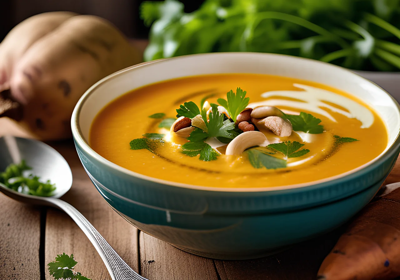 Sweet Potato Coconut Soup