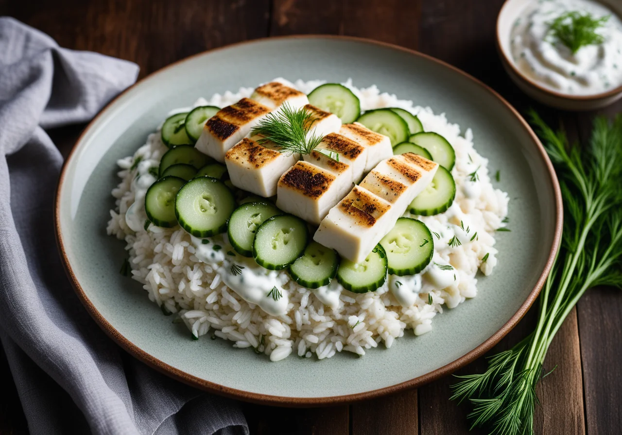 Cucumber Fish Ragout