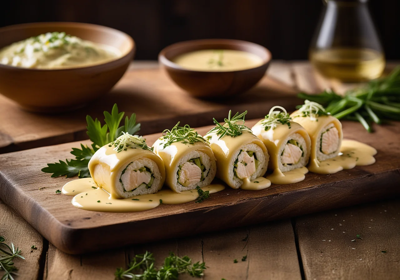 Fish Roll with Leek