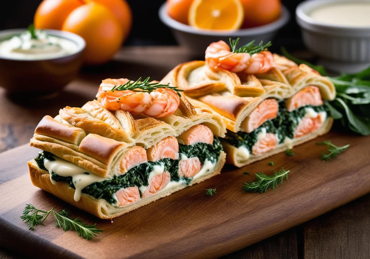 Salmon Strudel