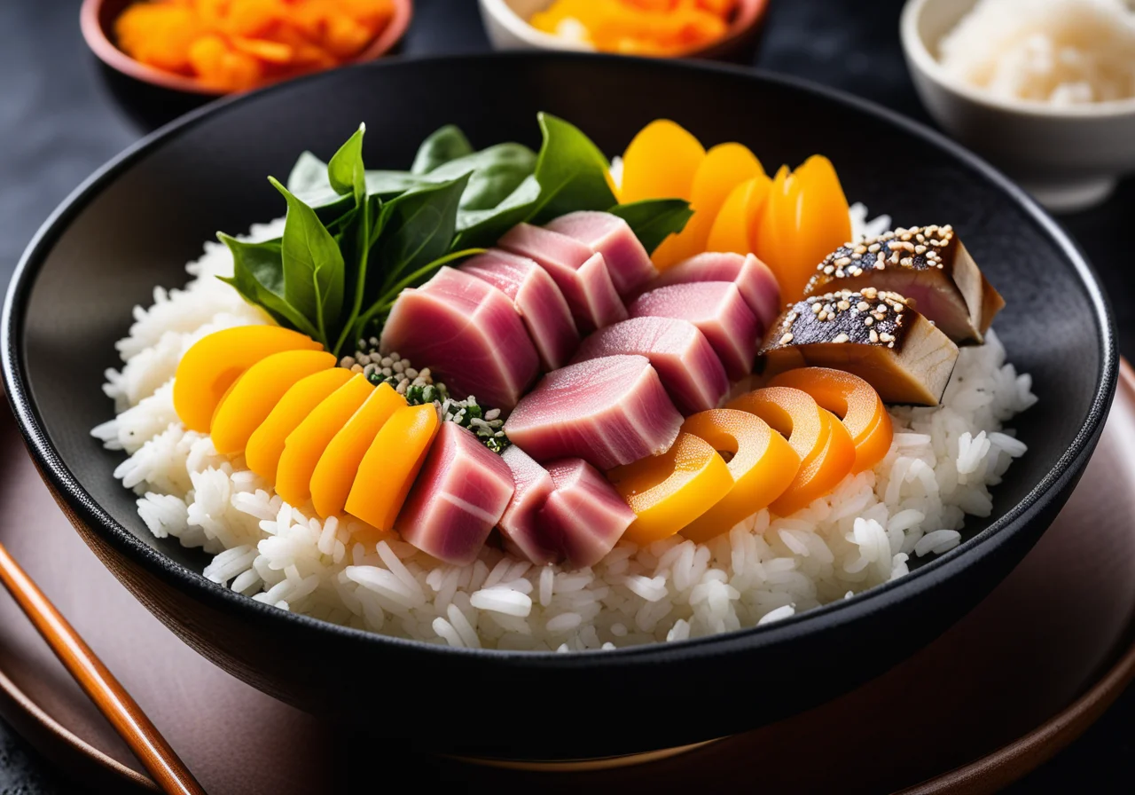 Chirashi Sushi with Fish