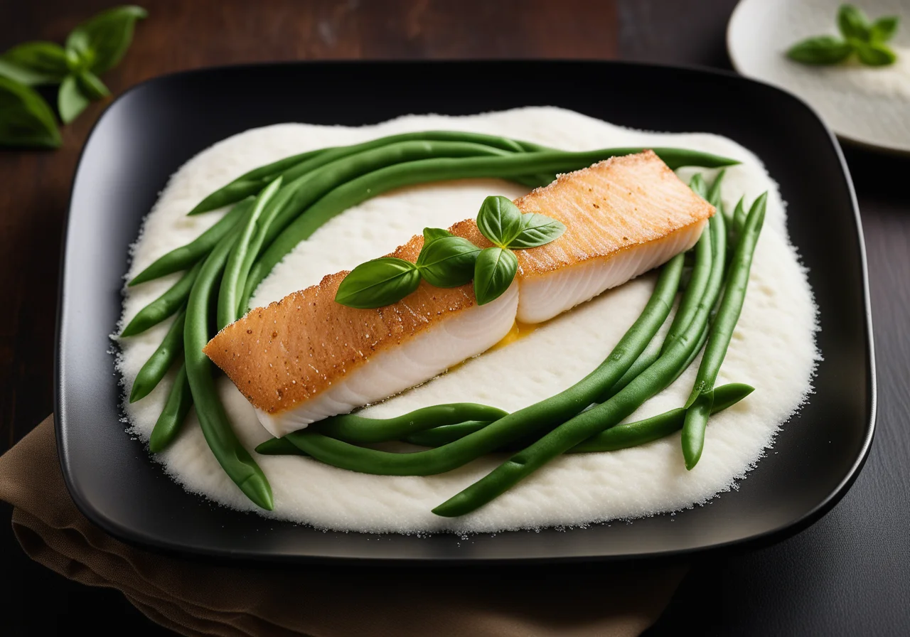 Redfish with Basil Foam