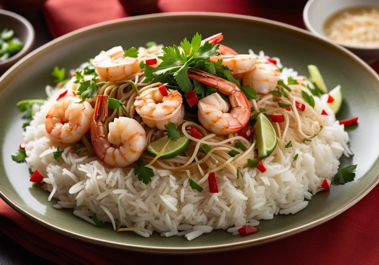 Shrimp Stir-Fry with Noodles