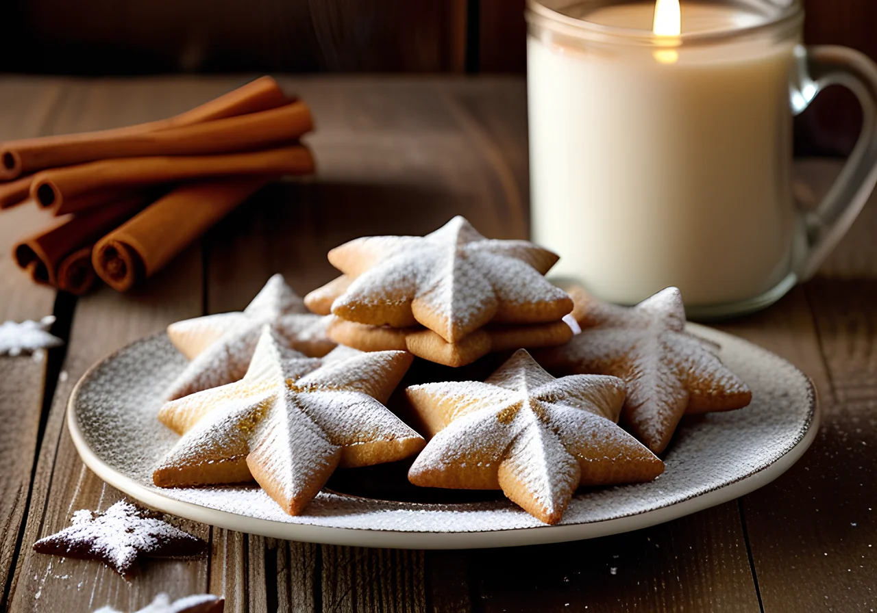 Cinnamon Stars Without Glaze