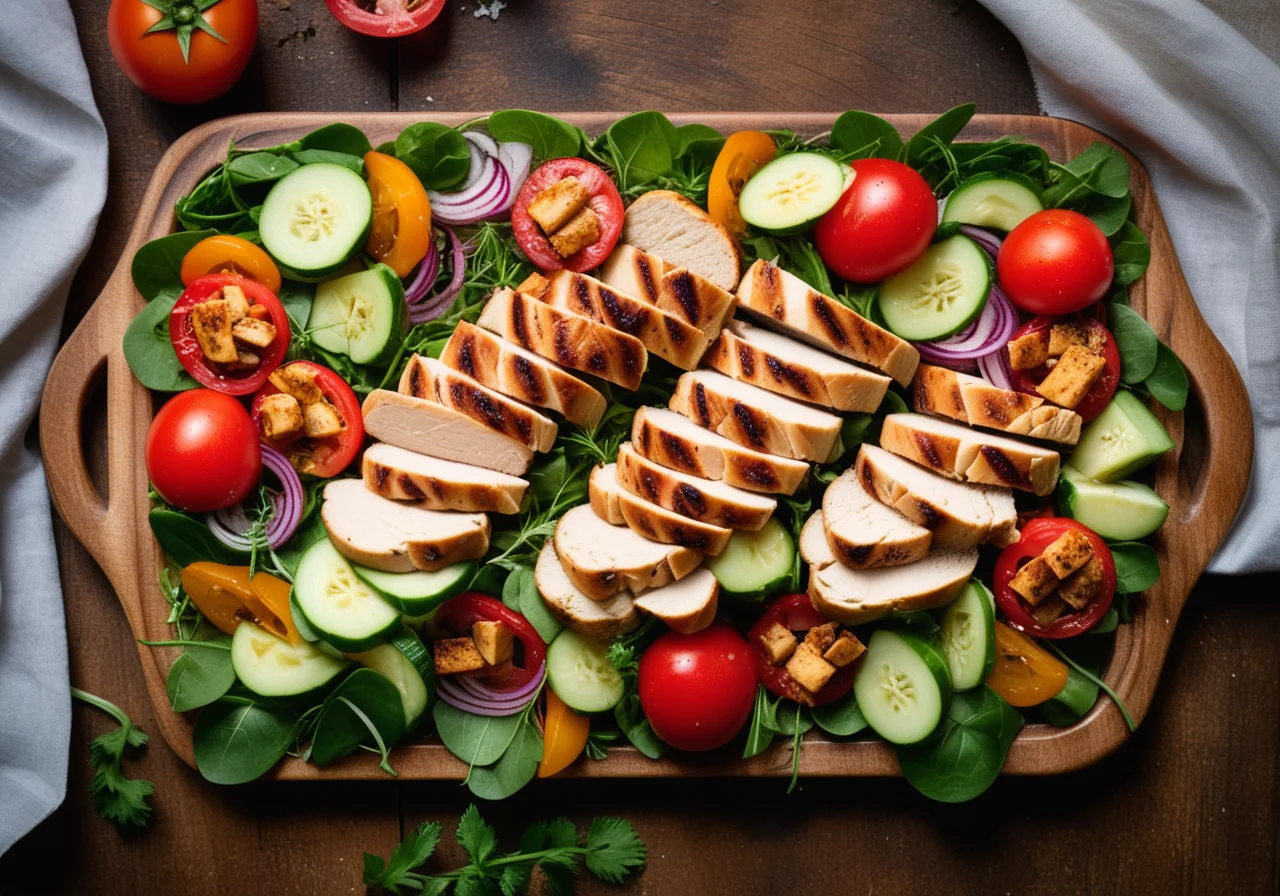 Colorful Chicken Salad