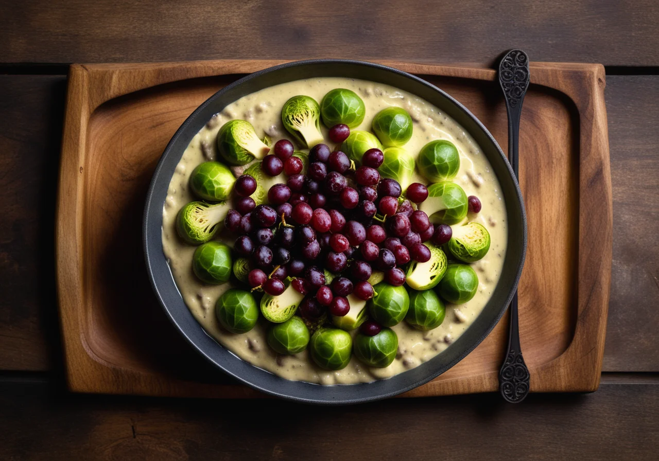 Fruitful Brussels Sprouts Beef Purée