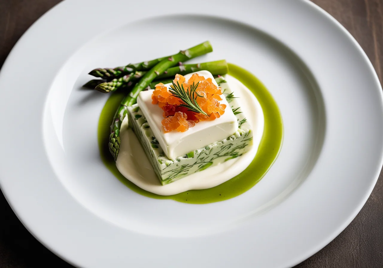 Tartar of Brook Trout with Asparagus