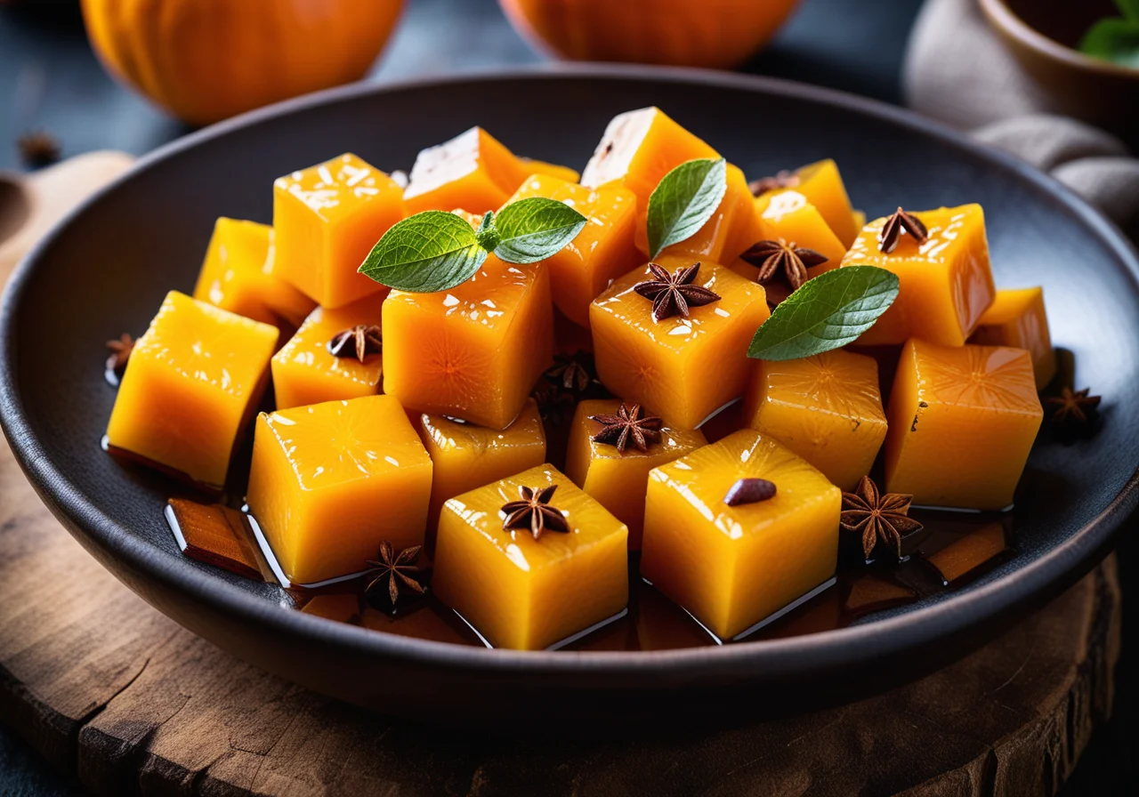 Sweet and Sour Pickled Pumpkin