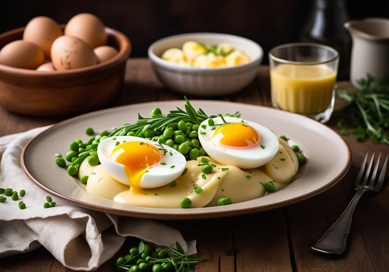 Potatoes with Egg and Mustard Sauce