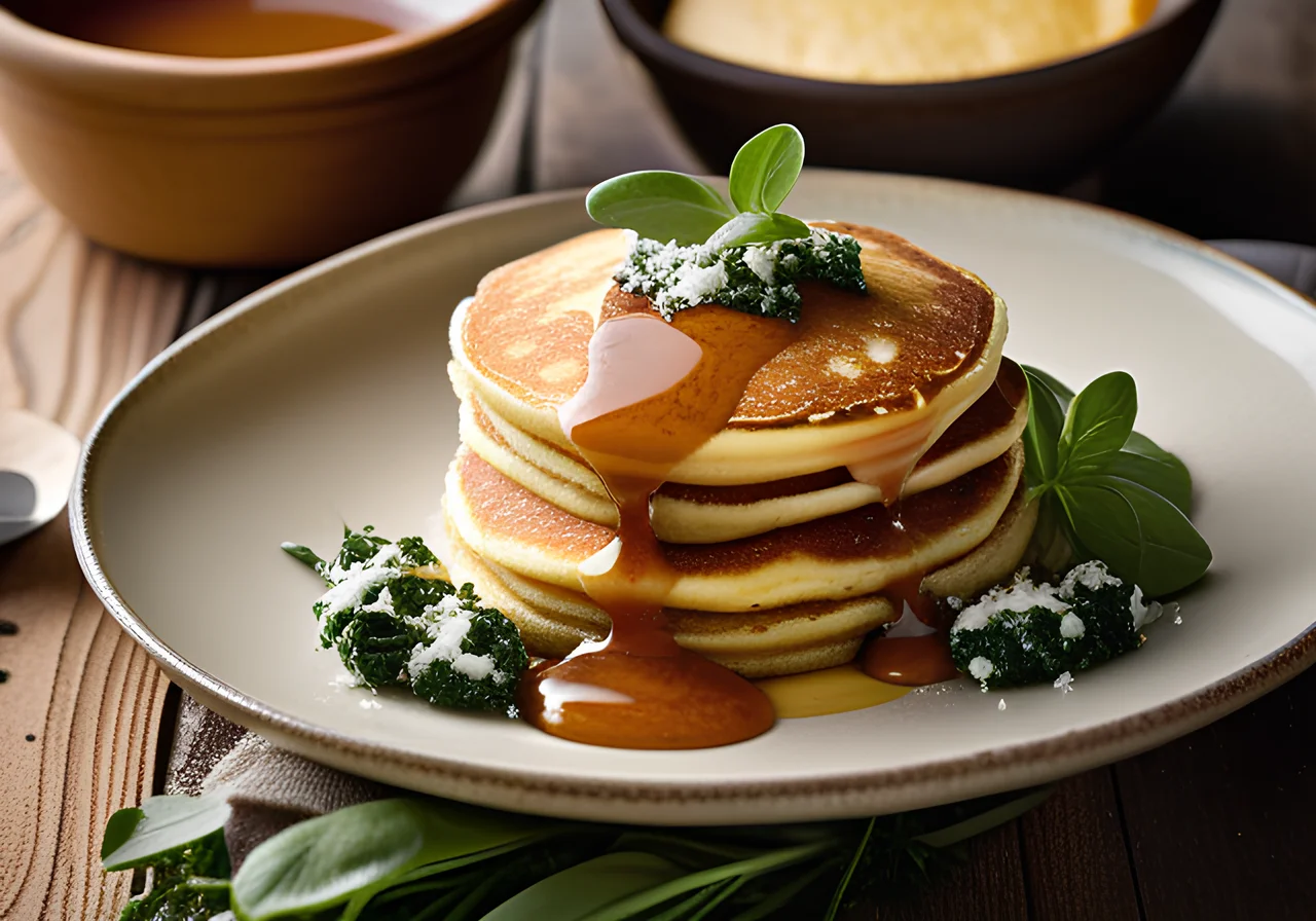 Baked Pancakes with Cream Cheese Filling