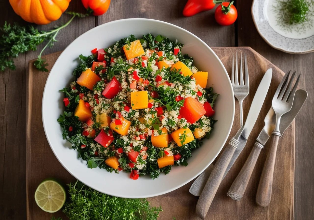 Quinoa Tabbouleh with Kale