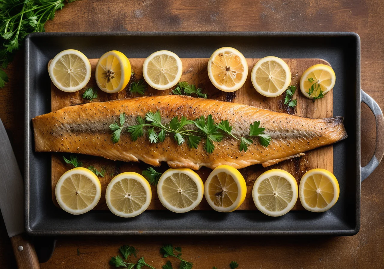 Pan‑fried Trout