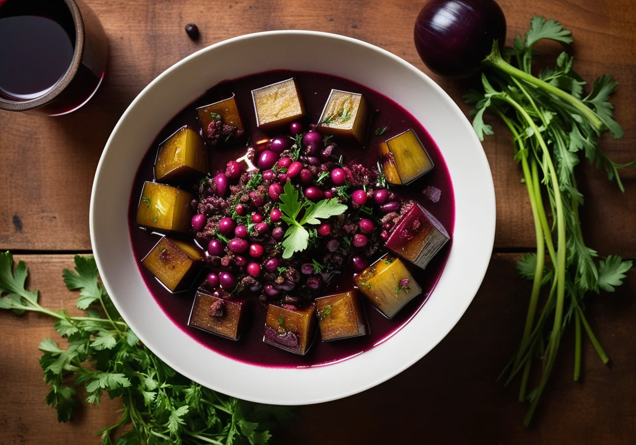 Peppery Eggplant Ragout