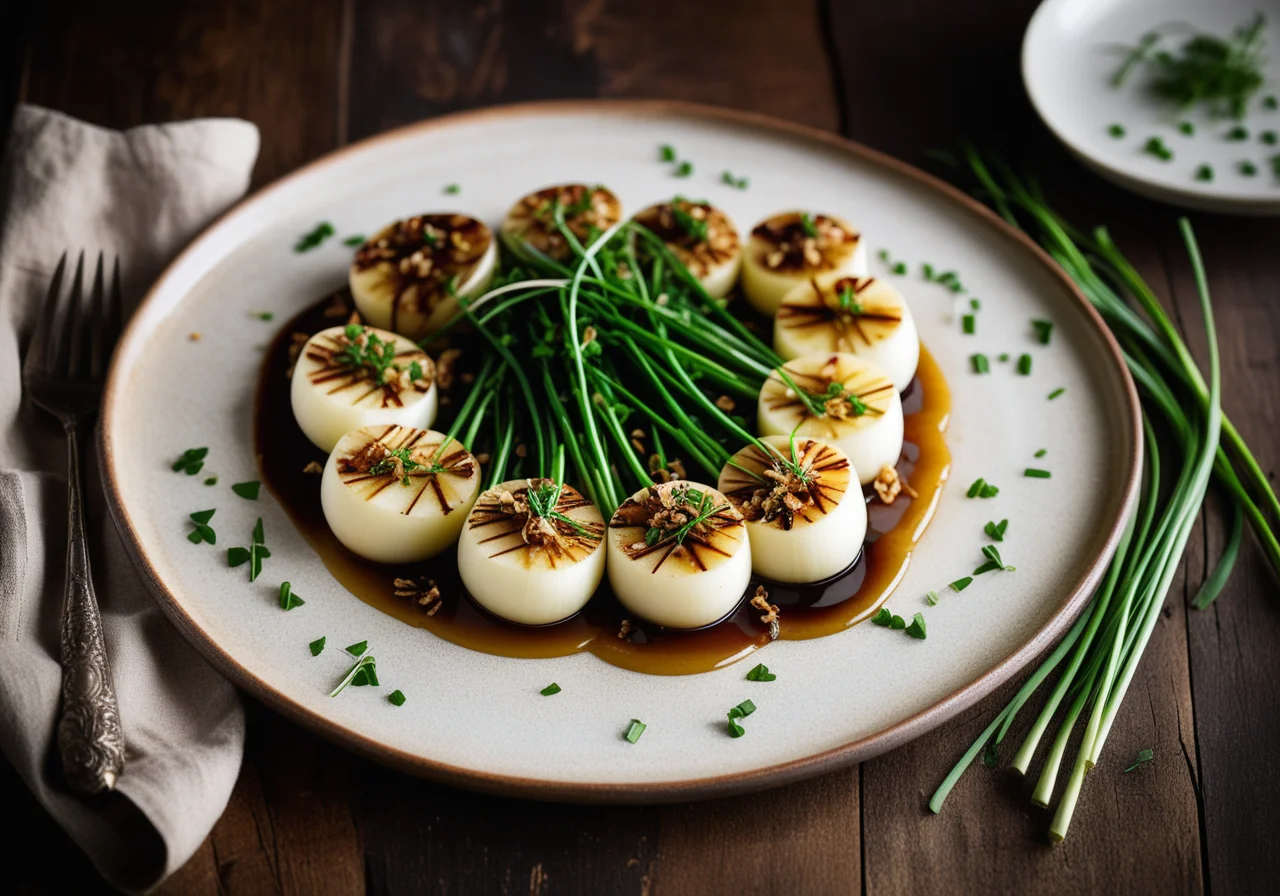 White Turnip with Shallot Confit