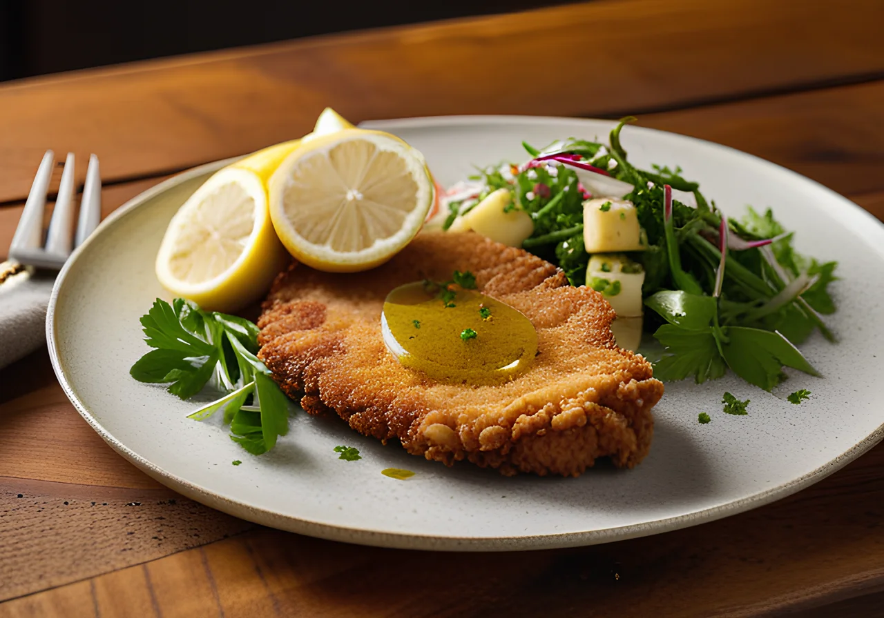 Classic Schnitzel with Potato Salad