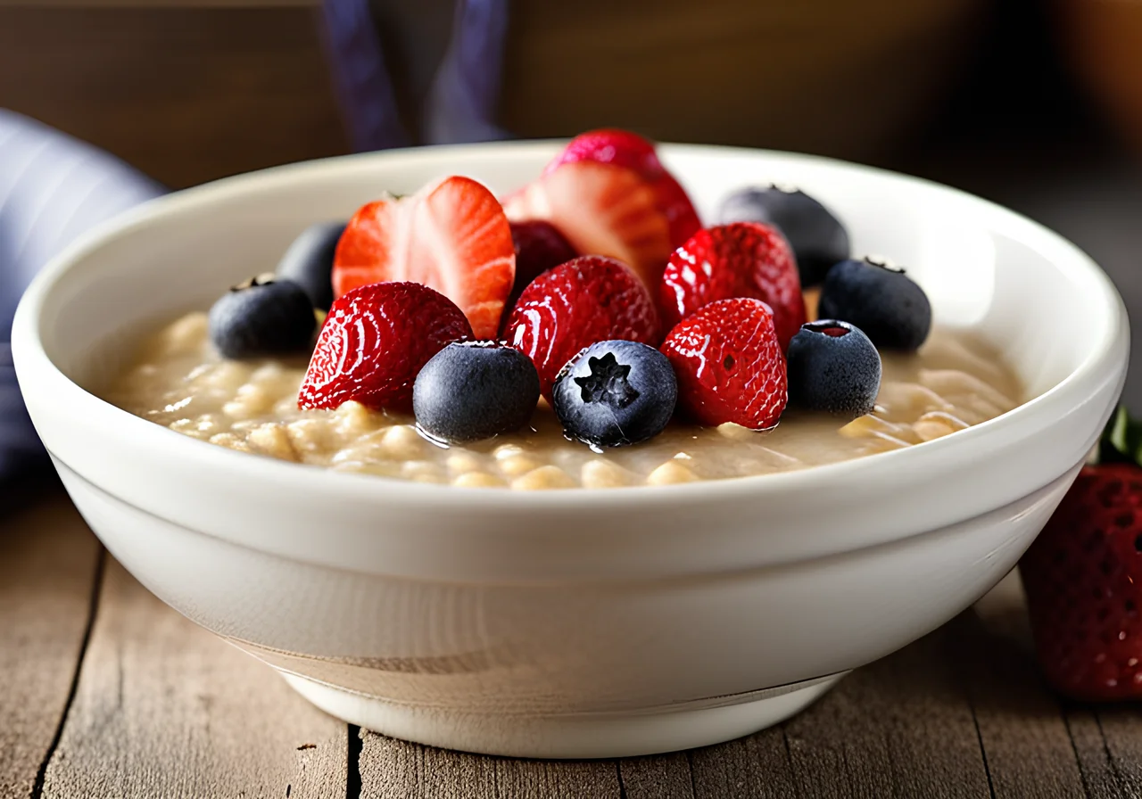 Porridge with Honey and Berries