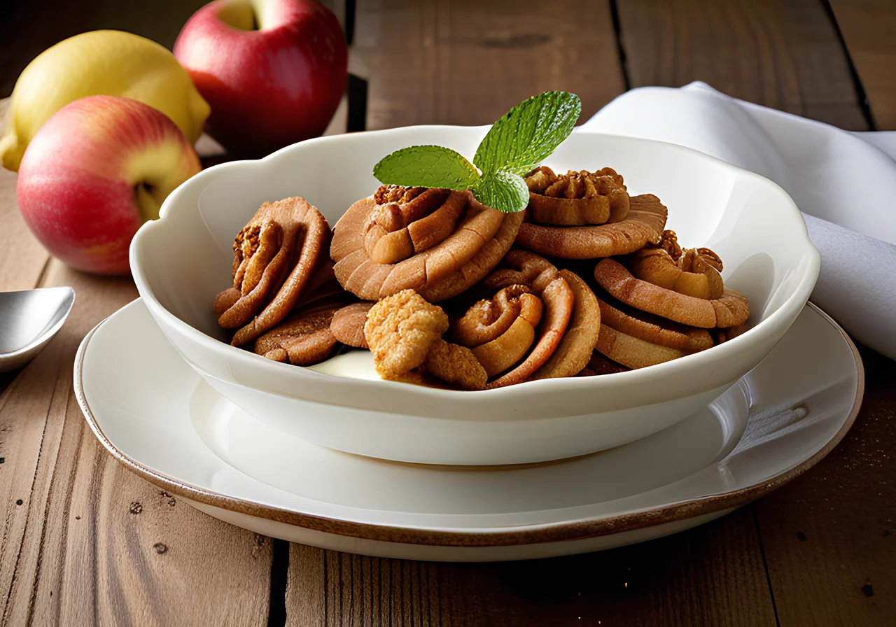 Baked Apple Dessert with Speculoos