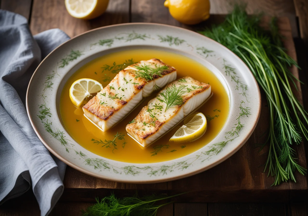 Cod in Vegetable Broth