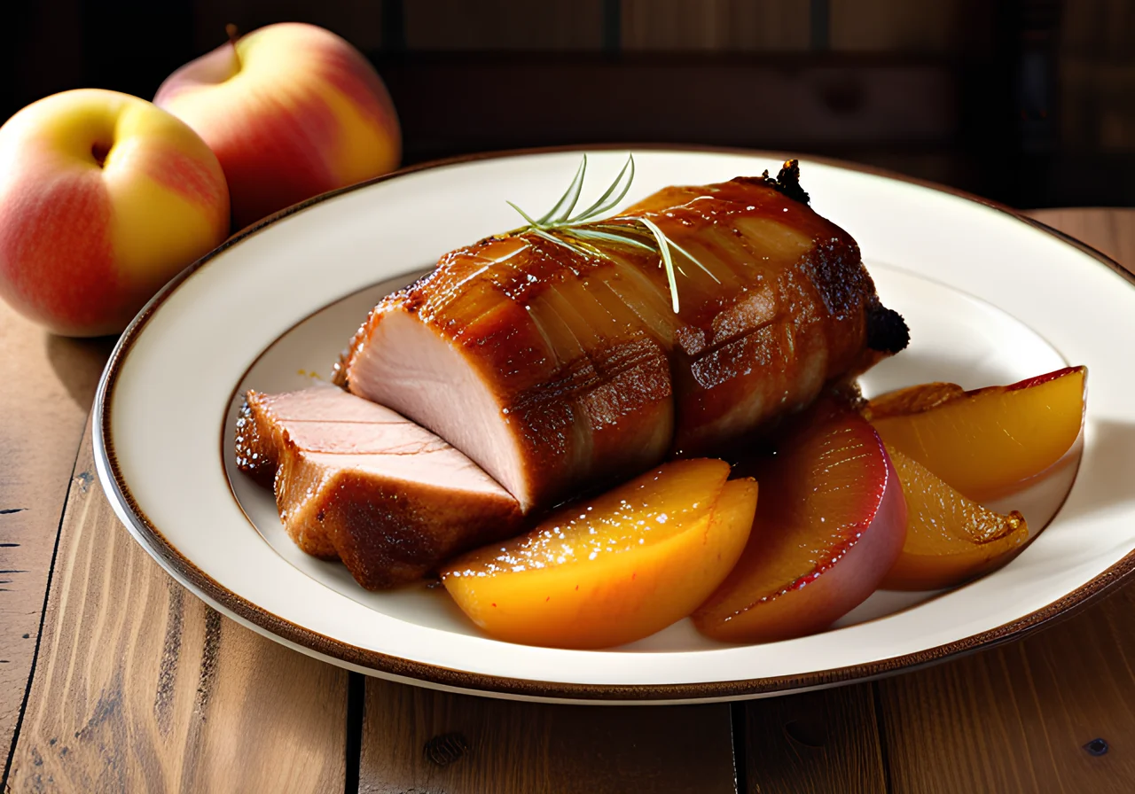 Pork Roast in Garlic Bundle