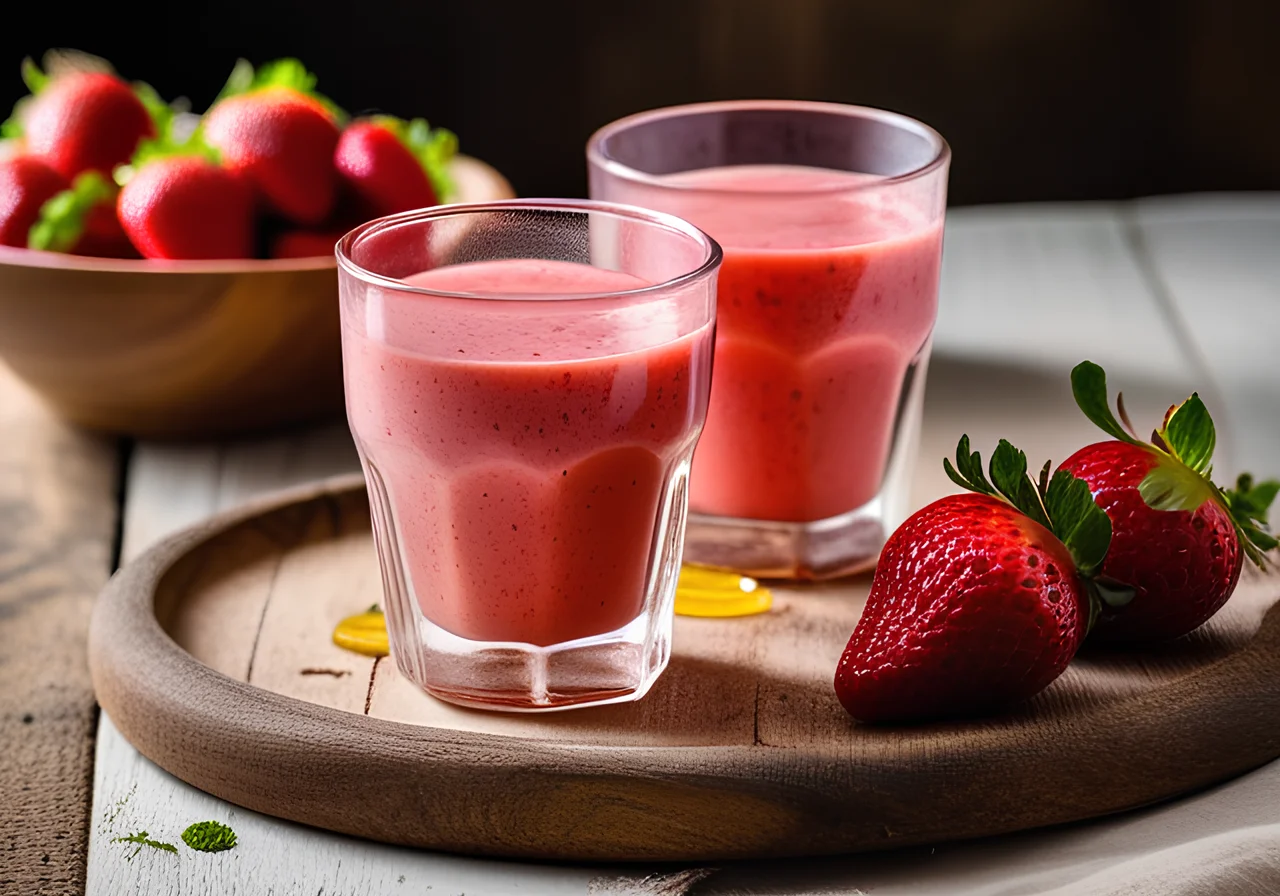 Strawberry Kefir Shake