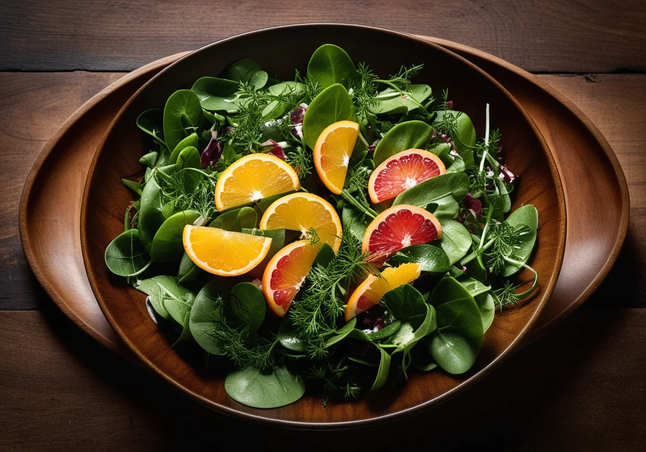 Leafy Salad with Aloe Vera