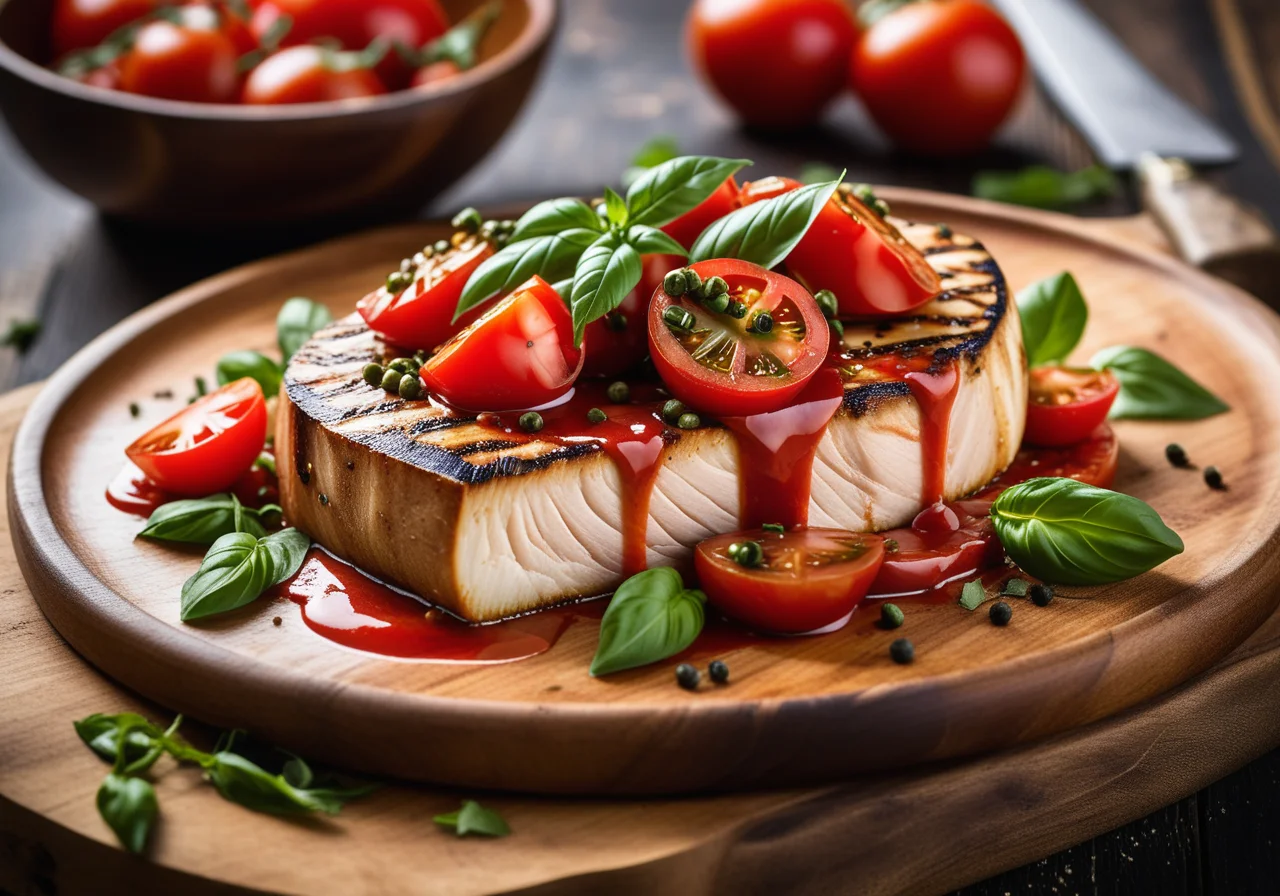 Swordfish with Tomato Sauce