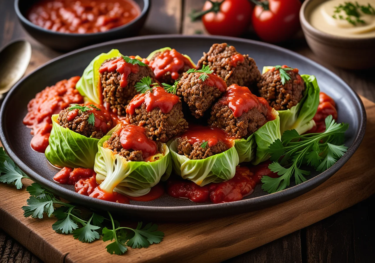 Cabbage Rolls with Filling